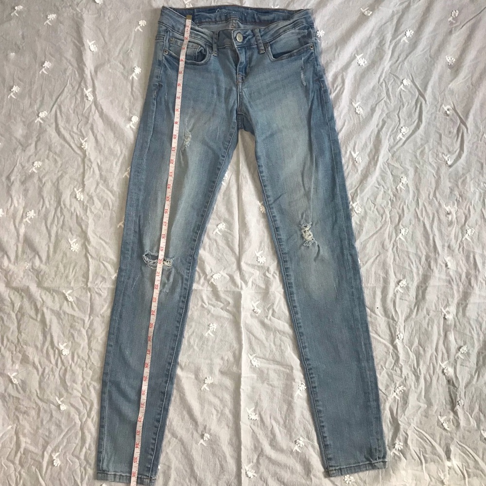 Blue Skinny Jeggings Jeans